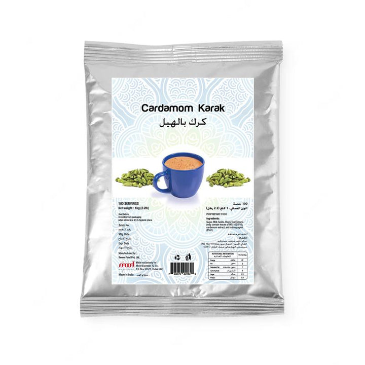 Cardamom Karak Tea Premix Powder - 100 Servings