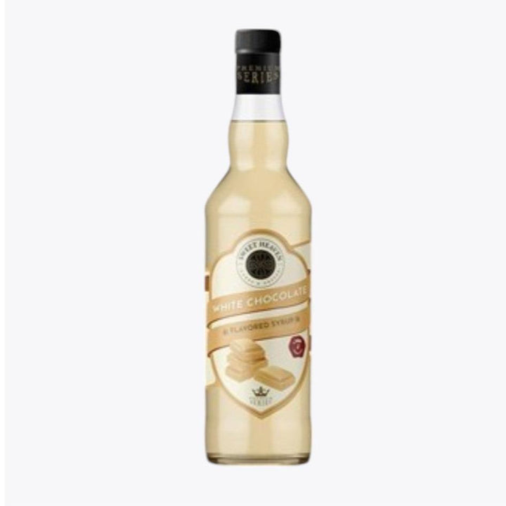 White Chocolate Flavored Premium Syrups 700ml - Sweet Heaven Syrups
