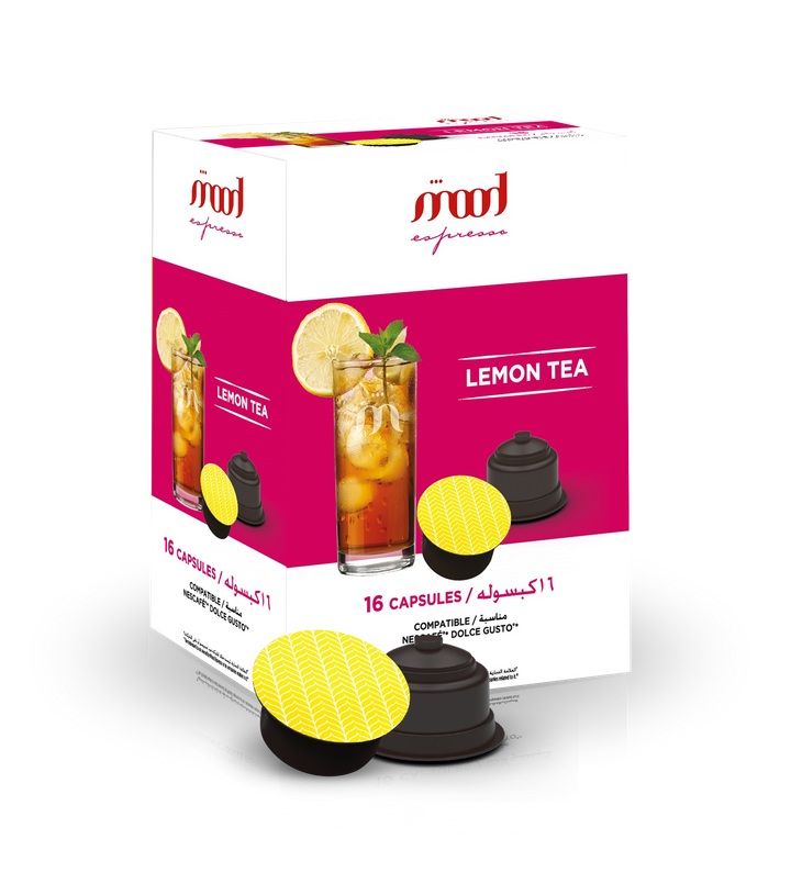 Lemon Tea- Nescafe Dolce gusto Compatible Capsules -Mood espresso-box of 16 capsules