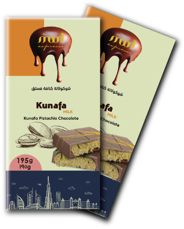 Mood Espresso Kunafa Pistachio Milk Chocolate 195g