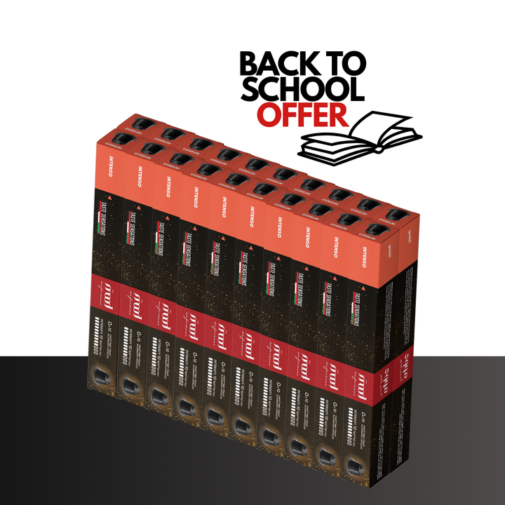 Intenso Coffee Bundle – 200-Pod Collection (52g) – Back to School 20% OFF 🎒☕