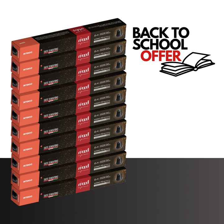 Aluminium Intenso Coffee Bundle – 100-Pod Collection – Back to School 20% OFF 🎒☕