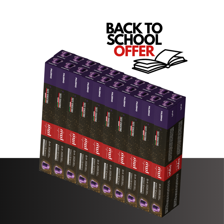 Palermo Coffee Bundle – 200-Pod Collection (52g) – Back to School 20% OFF 🎒☕