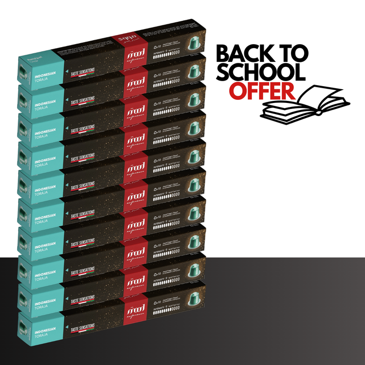 Aluminium Indonesian Toraja Coffee Bundle (52g) – 100-Pod Collection – Back to School 20% OFF 🎒☕