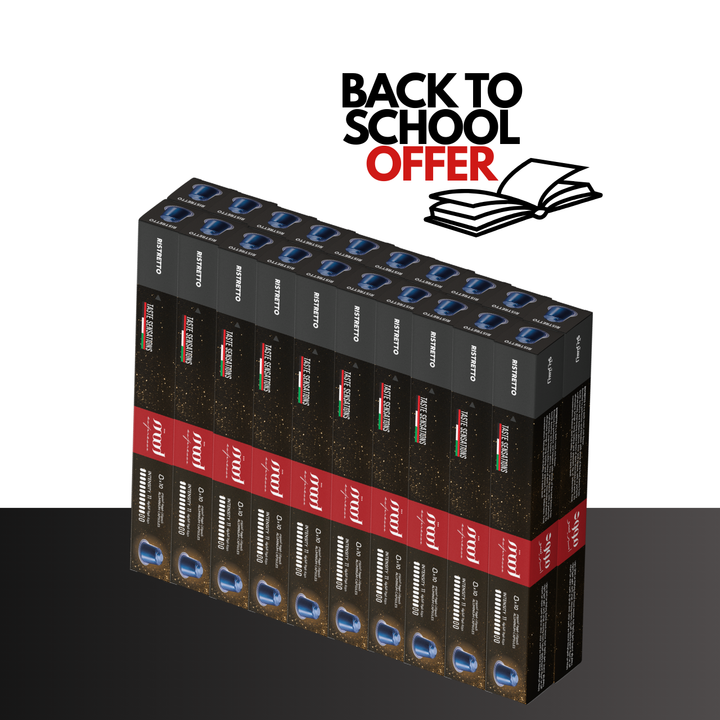 Ristretto Coffee Bundle – 200-Pod Collection (52g) – Back to School 20% OFF 🎒☕