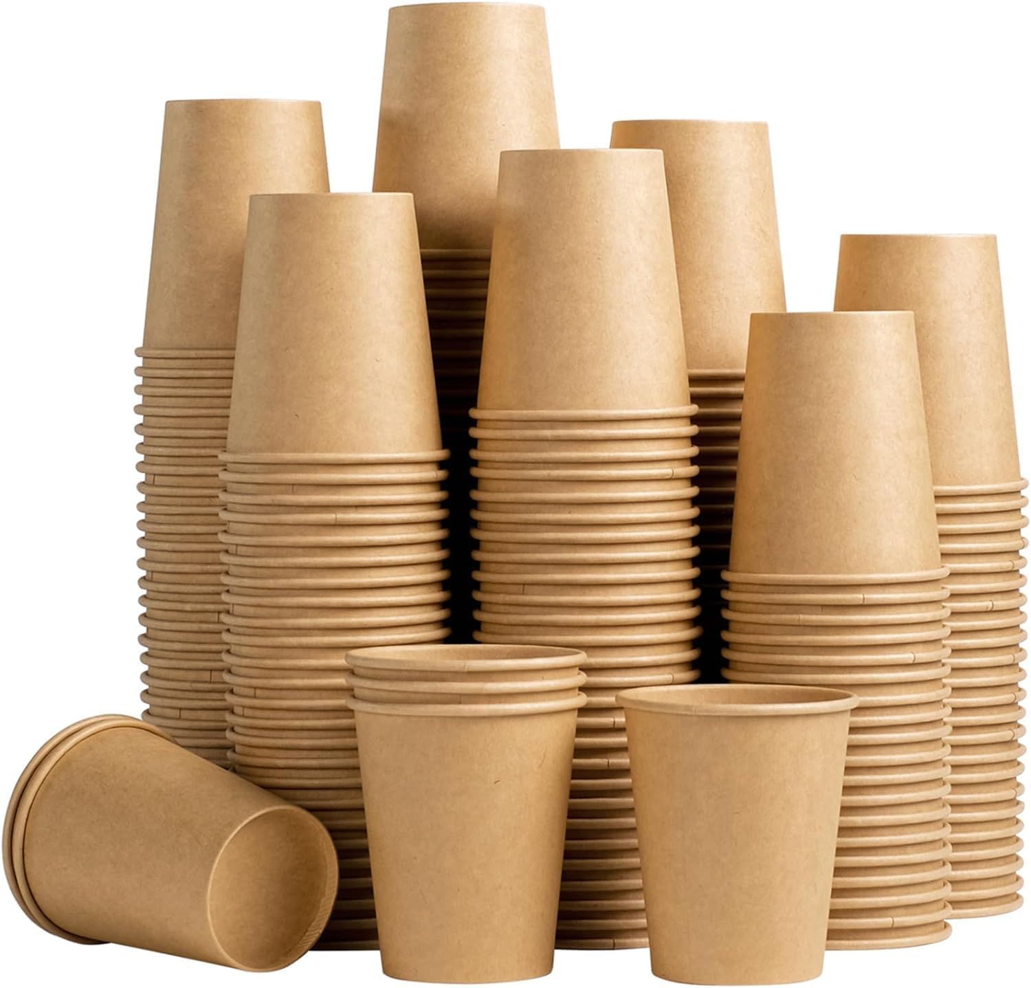 8oz Eco-Friendly Insulated Double Wall Paper Cups (500 Pcs) : Choose Sustainability