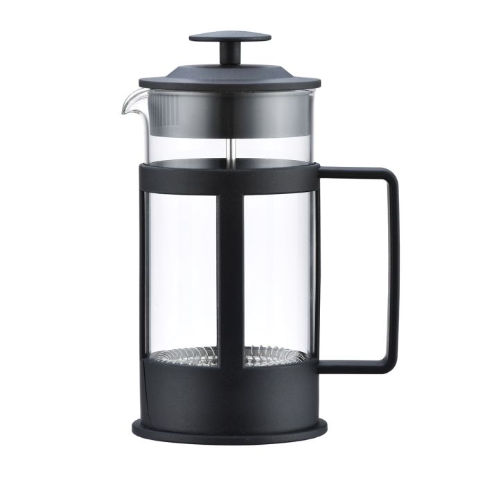 French Press Coffee and Tea Maker 1000ML, Borosilicate Glass Coffee Press, Stainless Steel Filter, Durable and Heat Resistant