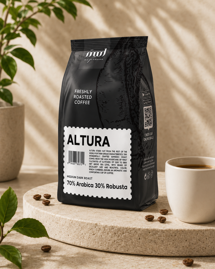 Altura Coffee Beans, Medium-Dark Roast, 1kg