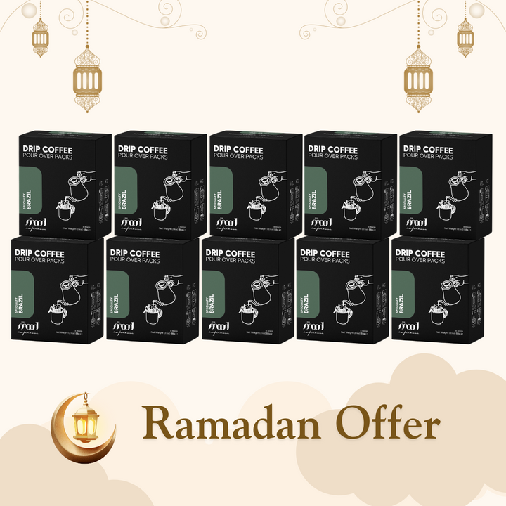 Drip Coffee Specialty Brazil - 10-Box Bundle - Ramadan Month Exclusive🌙☕