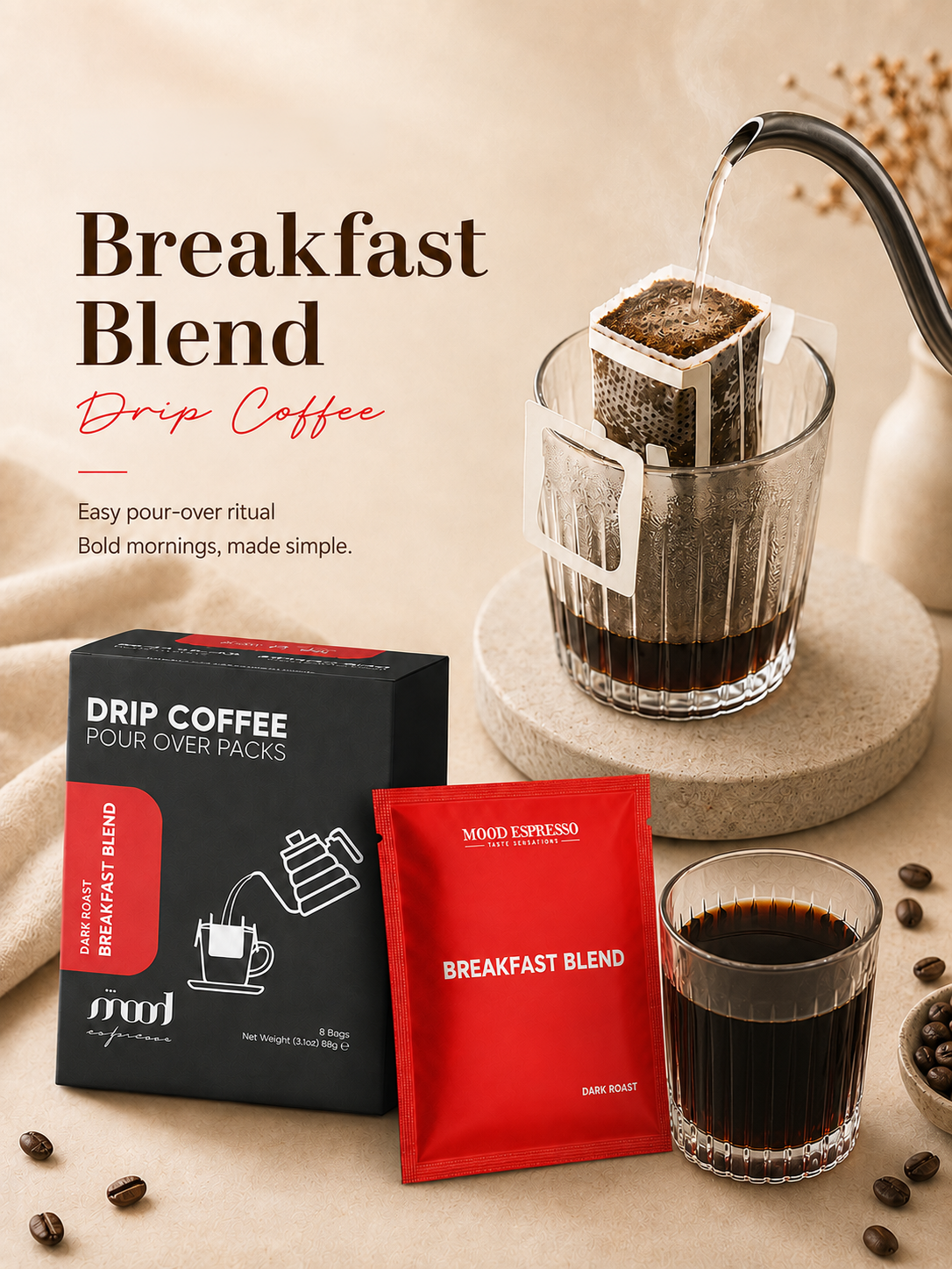Breakfast Blend Drip Coffee