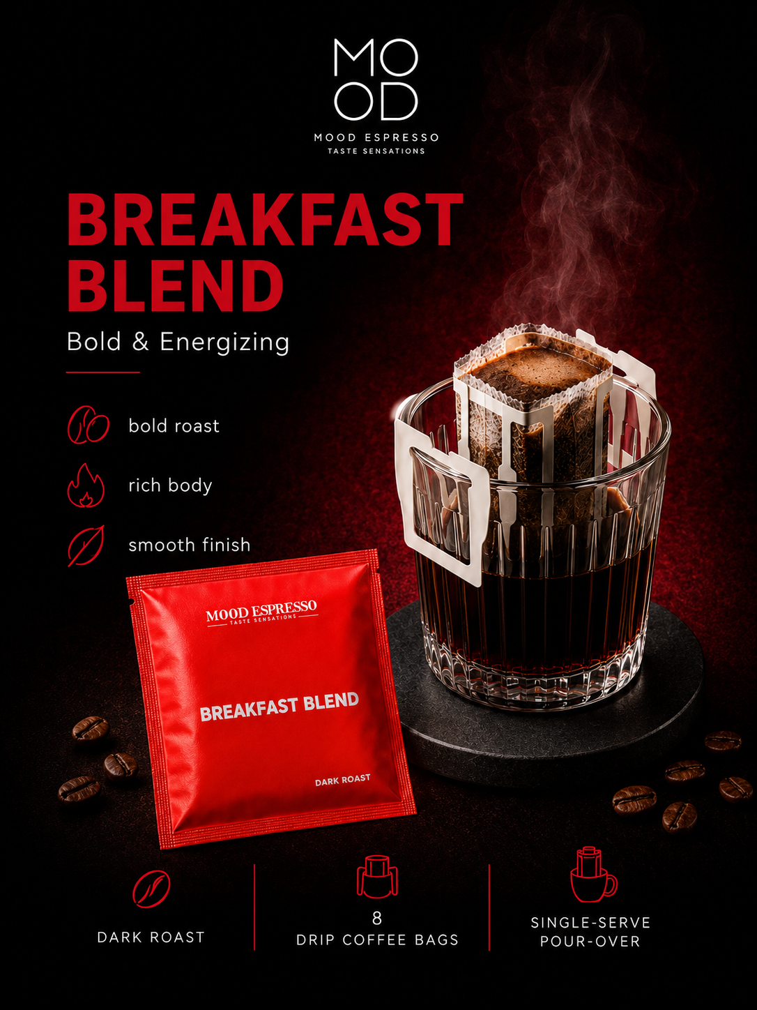 Breakfast Blend Drip Coffee