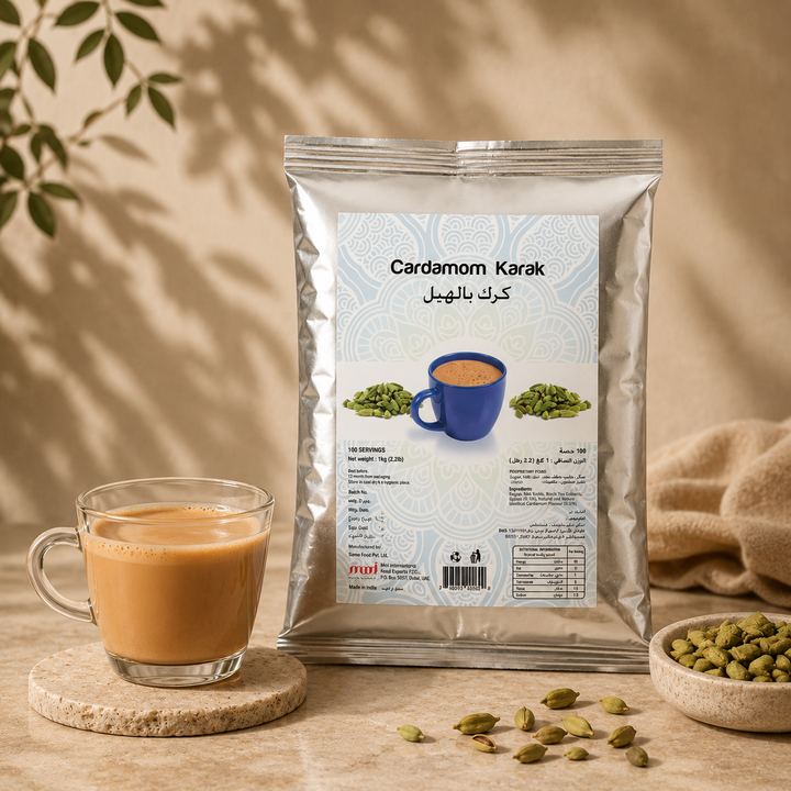Cardamom Karak Tea Premix Powder, 100 Servings