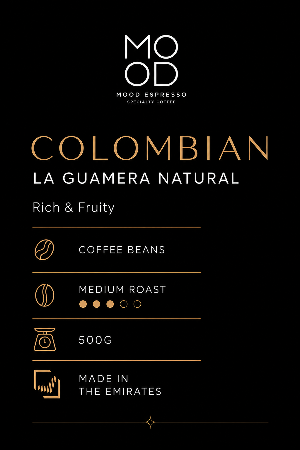 Colombian La Guamera Coffee Beans,500G