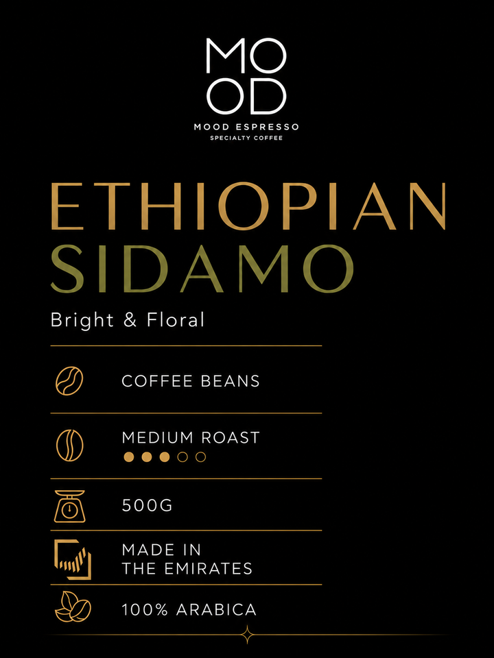 Ethiopian Sidamo Coffee Beans,500G