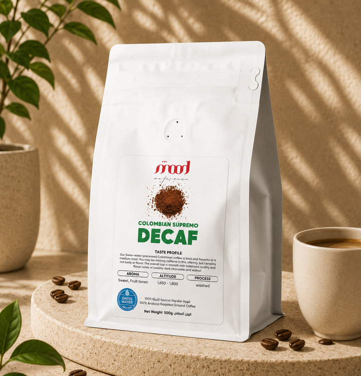 Colombian Supremo Decaf Ground Coffee,500G