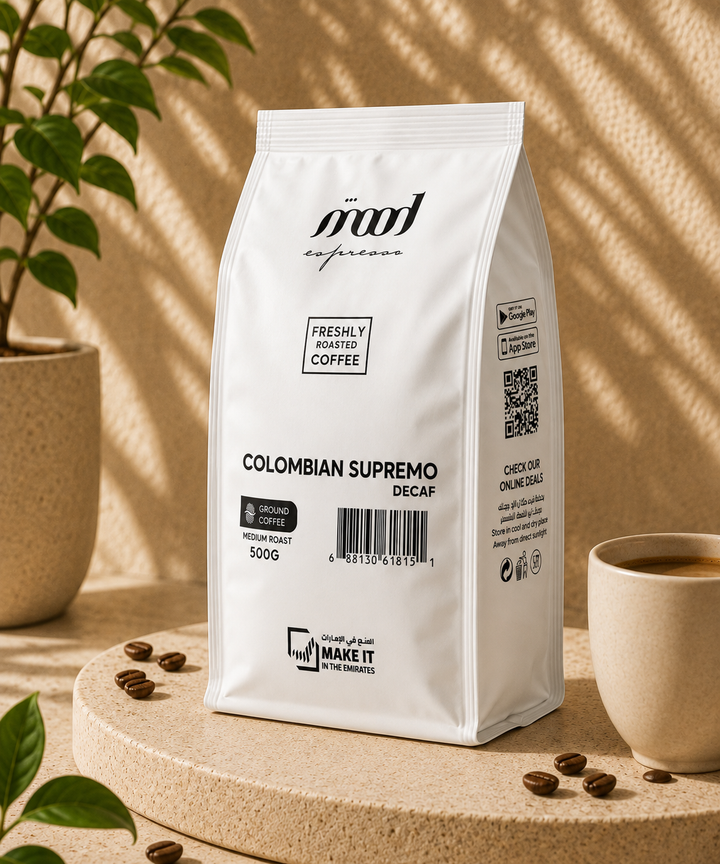 Colombian Supremo Decaf Ground Coffee,500G