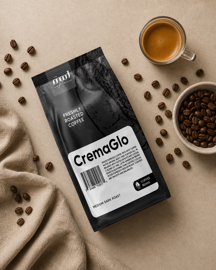 3+1 Free: CreaGlo Coffee Beans, Medium-Light Roast, 1kg