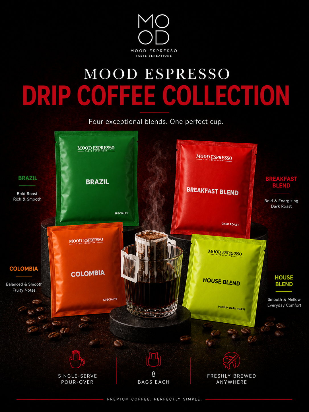 Drip Coffee Explorer Set - 4 Blends