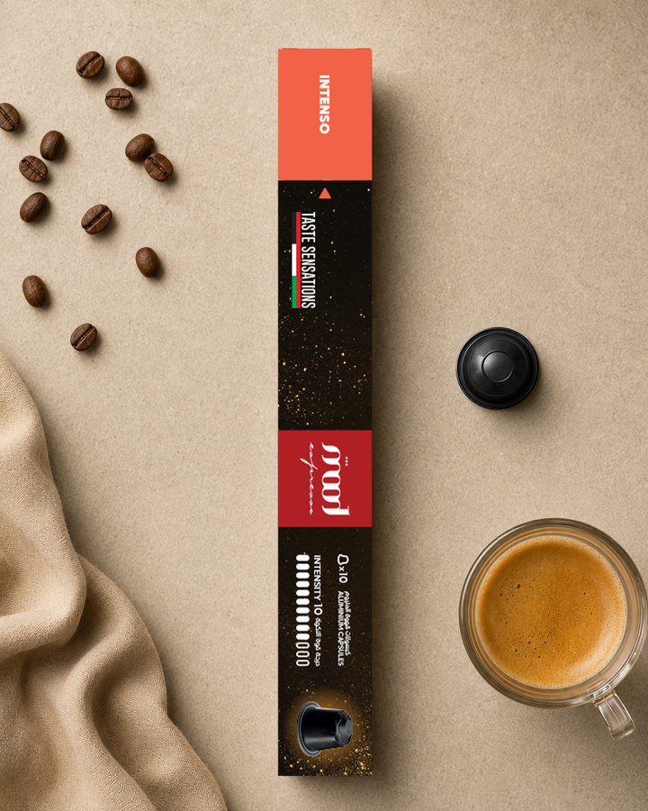 Intenso Nespresso Aluminium Capsules, Sleeve Pack, 10 Capsules, Intensity 10