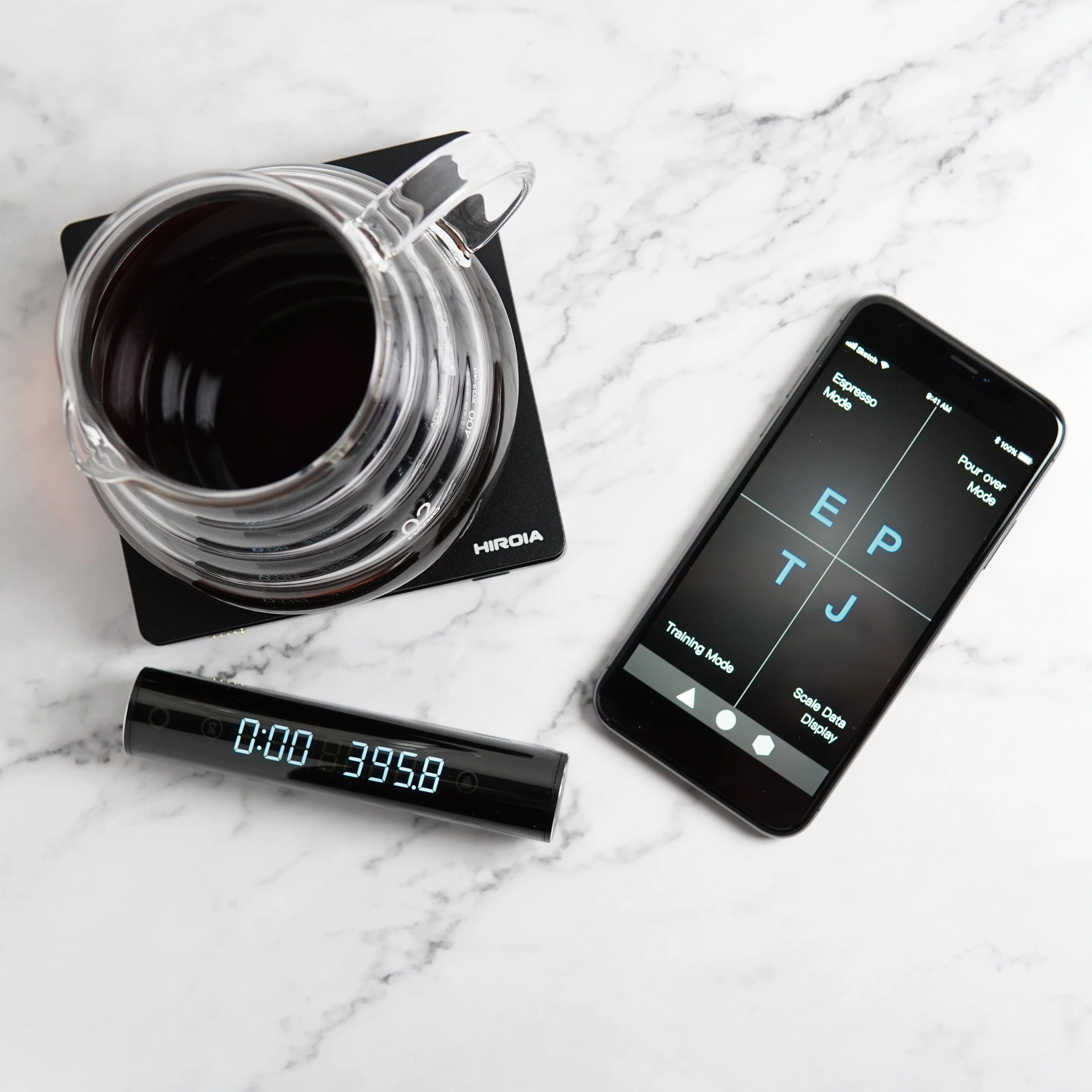 HIROIA JIMMY Smart Coffee Scale – Bluetooth Espresso & Pour Over Scale