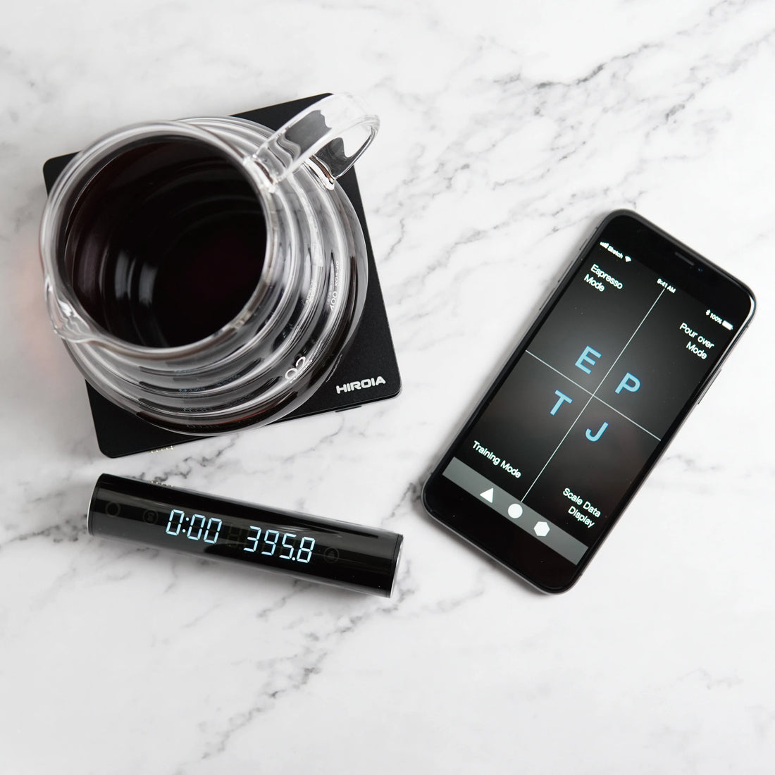 HIROIA JIMMY Smart Coffee Scale – Bluetooth Espresso & Pour Over Scale