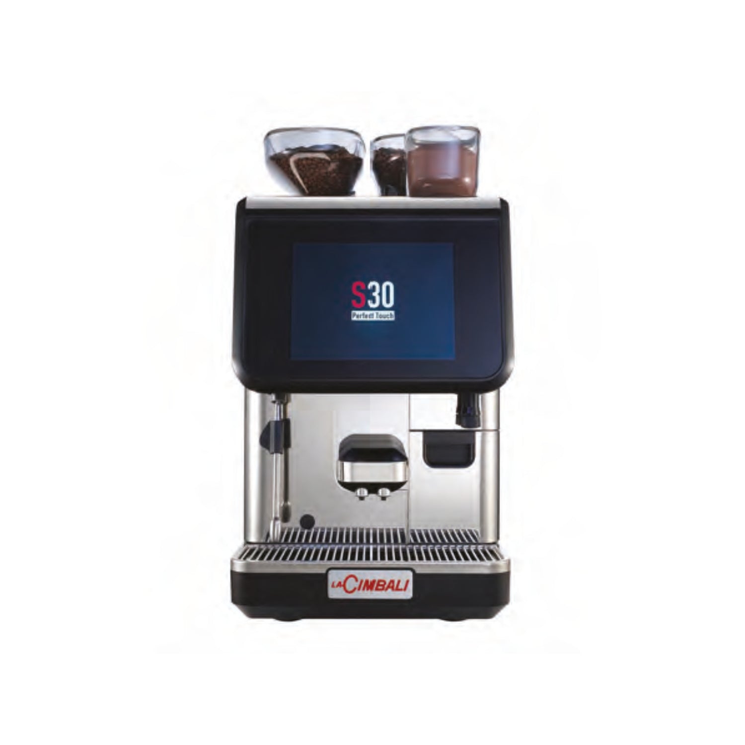 LaCimbali S30 CS10 Fully Automatic Coffee Machine: Wide Menu, Self-Cleaning, Intelligent PGS Grinding, MilkPS, Soluble Options