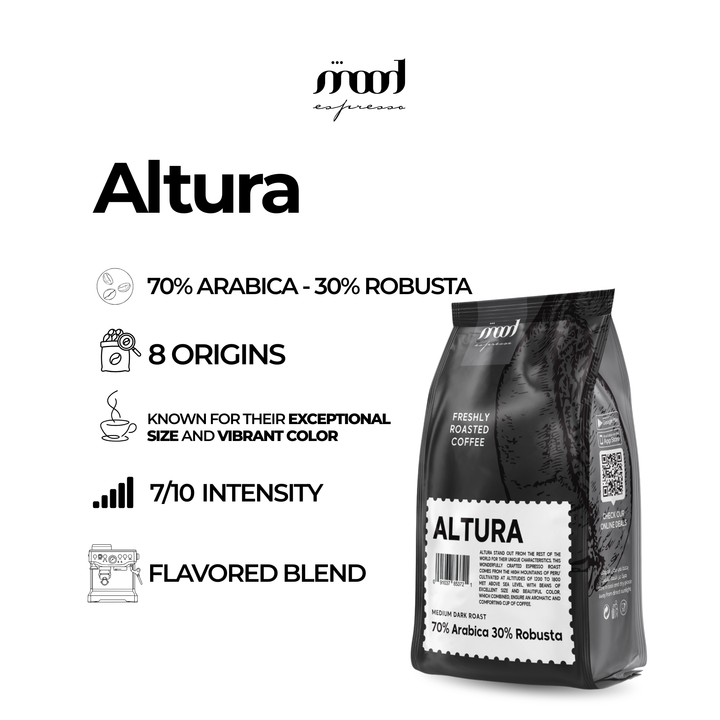 Mood Espresso Roasted Coffee Beans - Altura 1000g