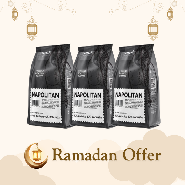 Mood Espresso Napolitan Bundle - 3kg (Pack of 3) - Ramadan Month Exclusive🌙☕