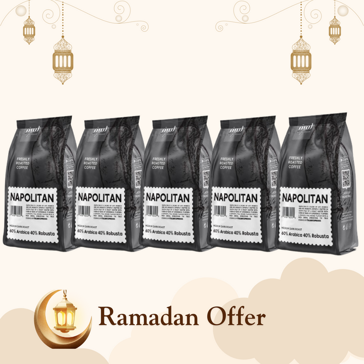 Mood Espresso Napolitan Bundle - 5kg (Pack of 5) - Ramadan Month Exclusive🌙☕