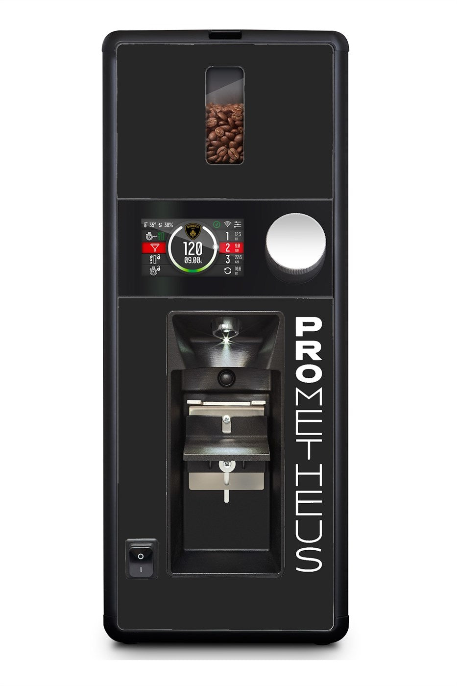 Eureka Prometheus Commercial Coffee Grinder – Matte Black, 85mm Pure Diamond Burrs