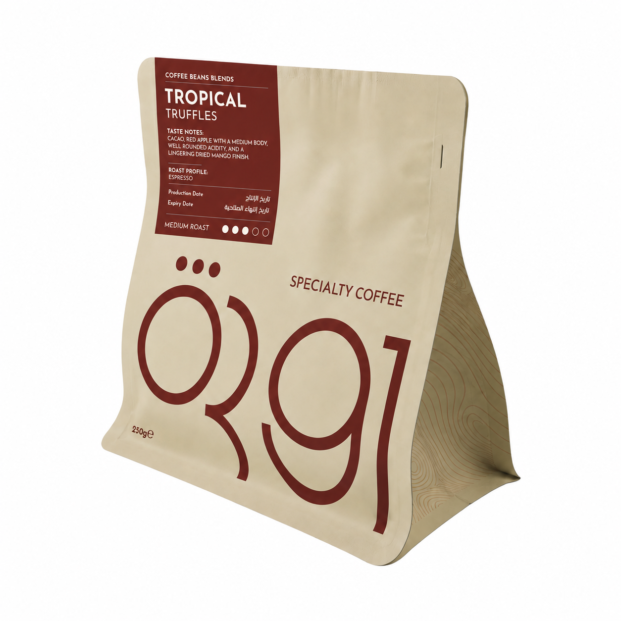 OR91 Tropical Truffles Specialty Coffee Beans Blends – Medium Roast Espresso Blend