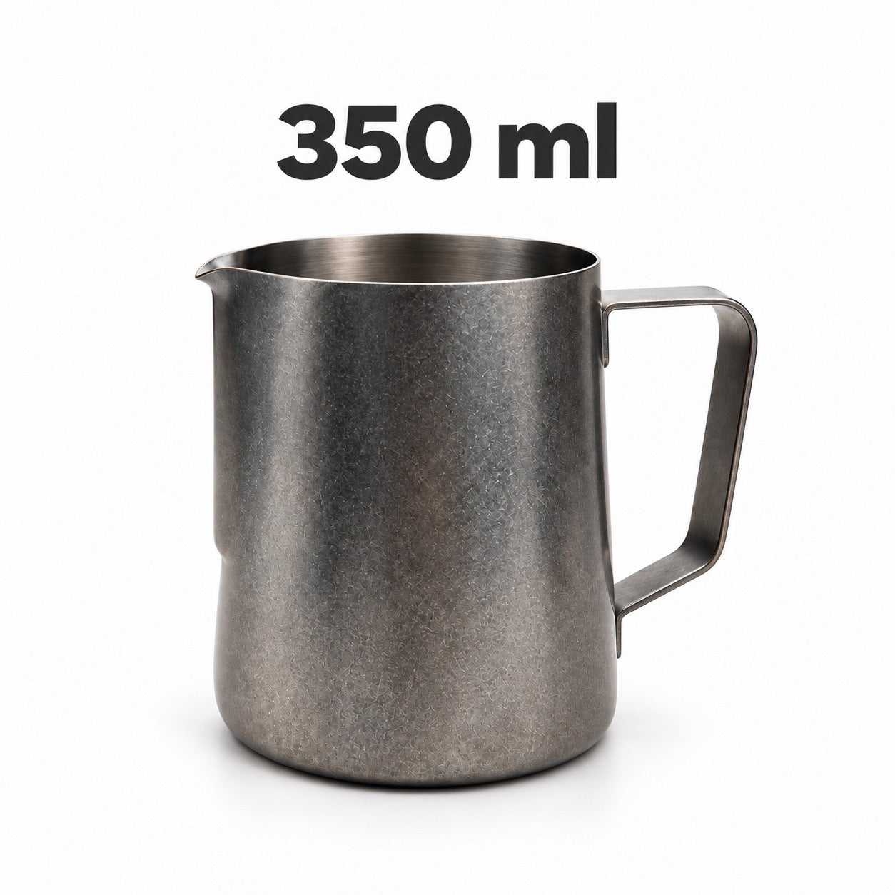 350 ml grey milk pitcher capacity view