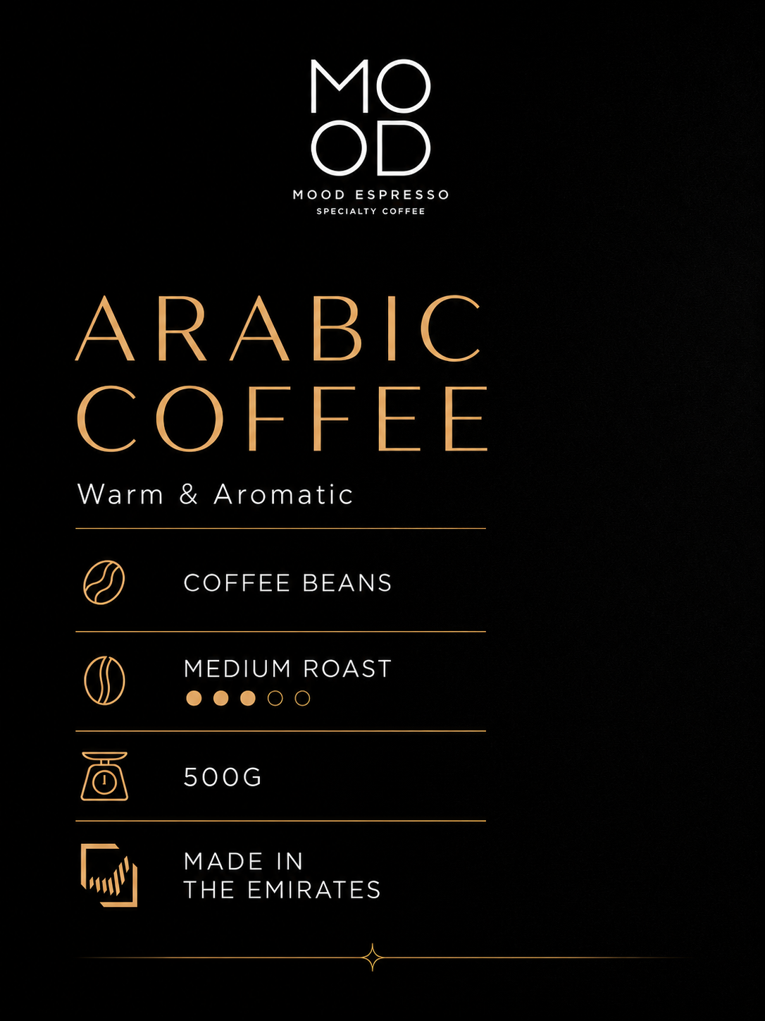 Arabic Coffee Beans, 500g