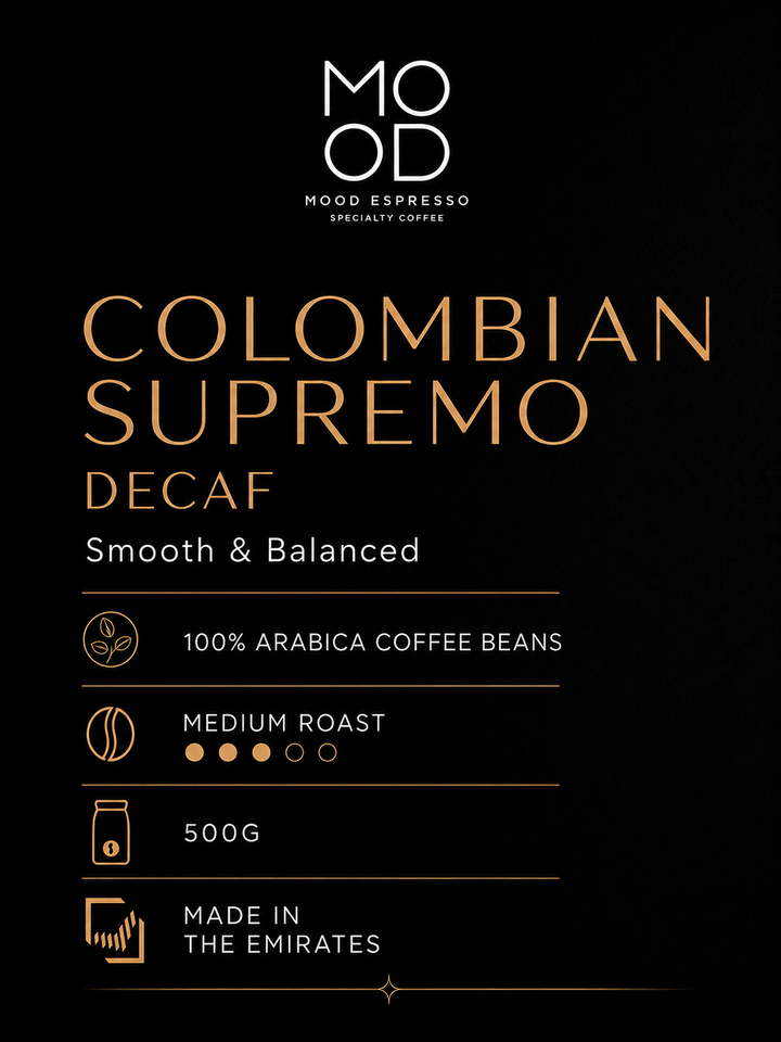 Colombian Supremo Decaf Coffee Beans,500G
