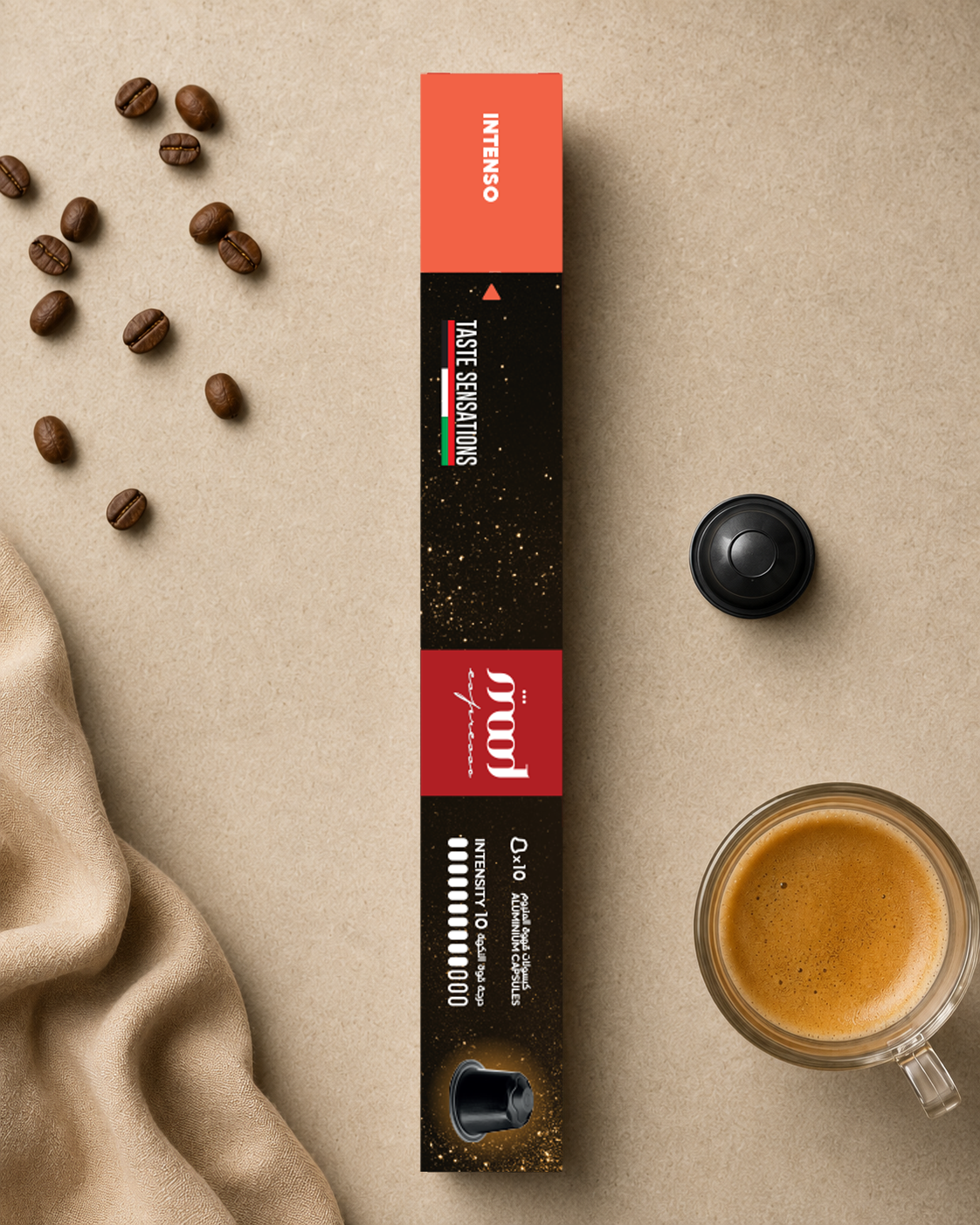 Intenso - كبسولات ألومنيوم متوافقة مع أجهزة Nespresso، عبوة من 240 كبسولة، للبيع بالجملة