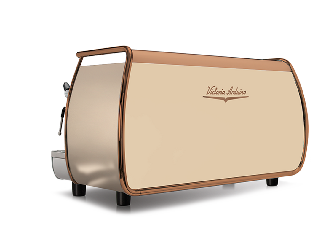 Victoria Arduino Adonis: Rear angled view · 1905 Glamour Sand