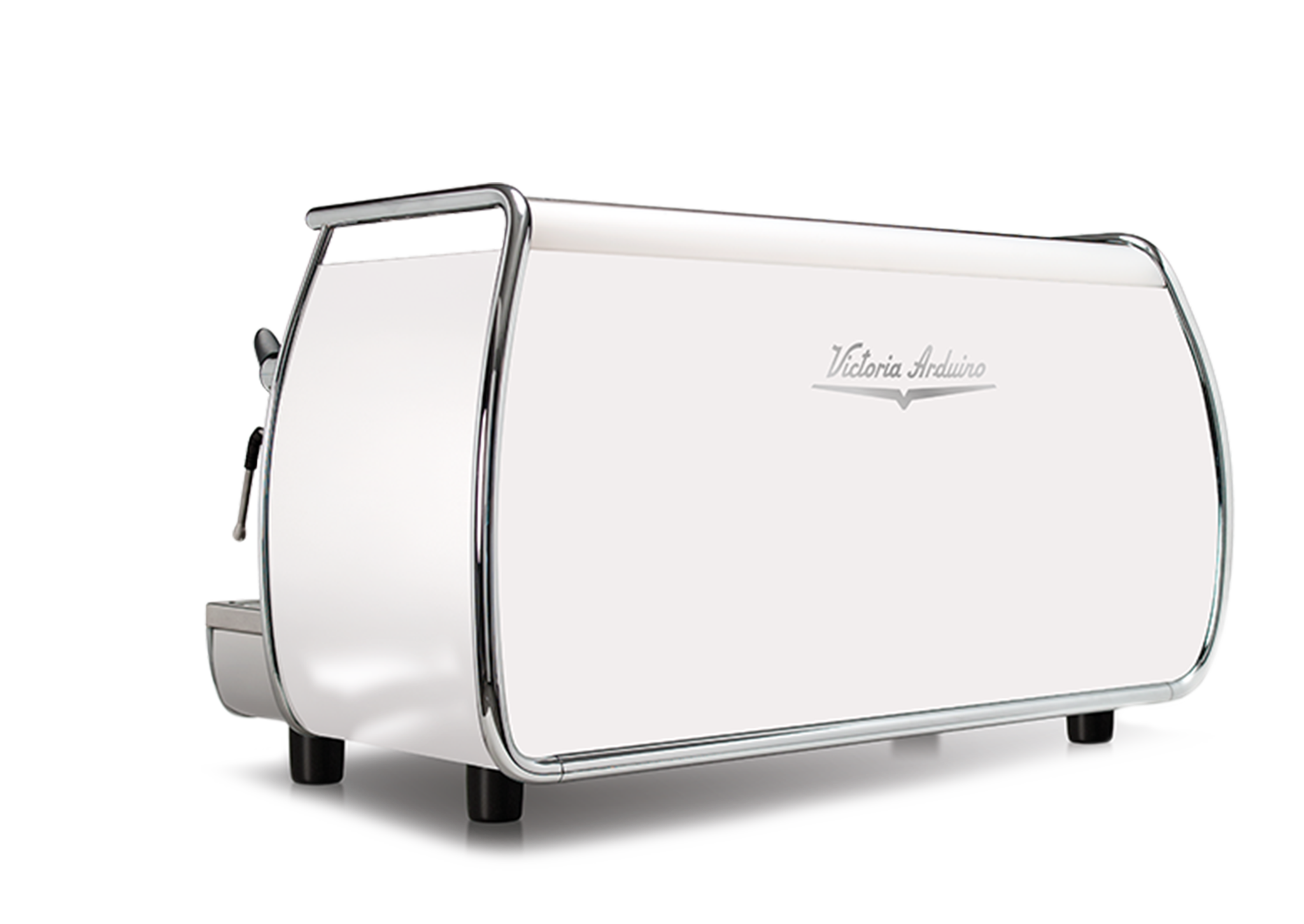 Victoria Arduino Adonis: Rear angled view · White