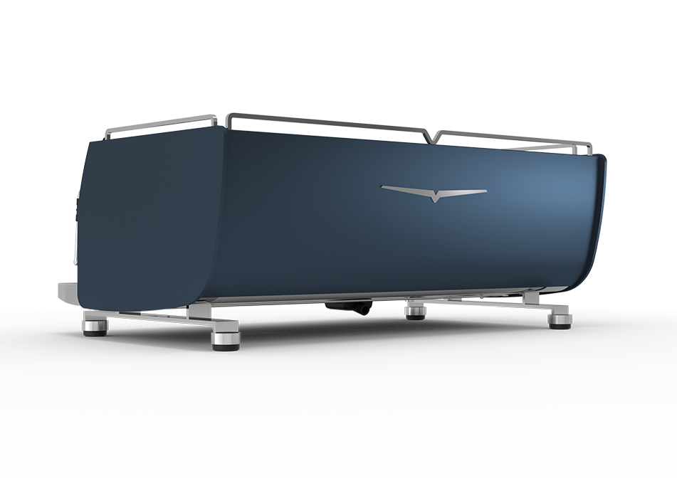 Victoria Arduino Black Eagle Maverick: Rear three-quarter view · Blue Stone