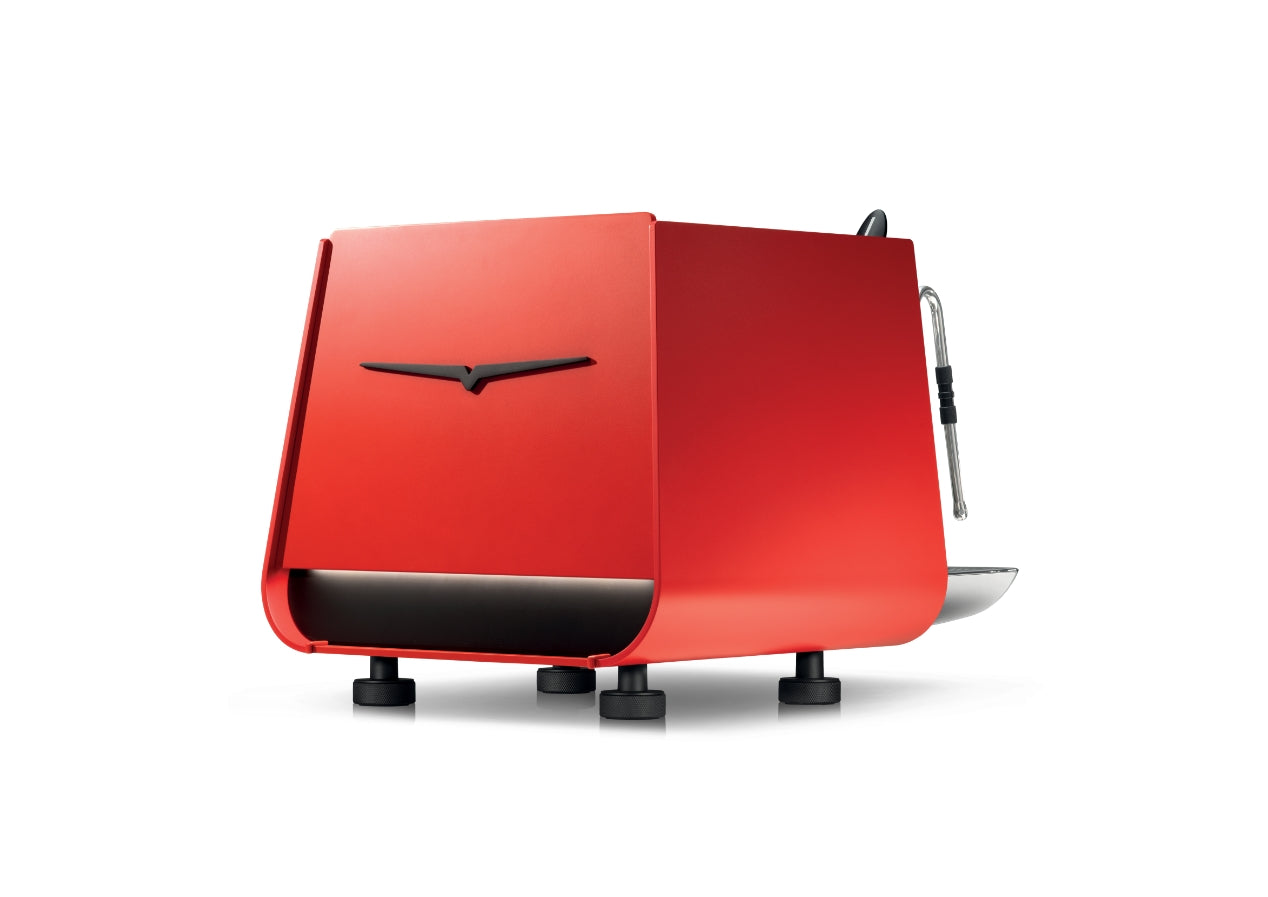 Victoria Arduino E1 Prima PRO: Rear three-quarter · Racing Red · 1 group