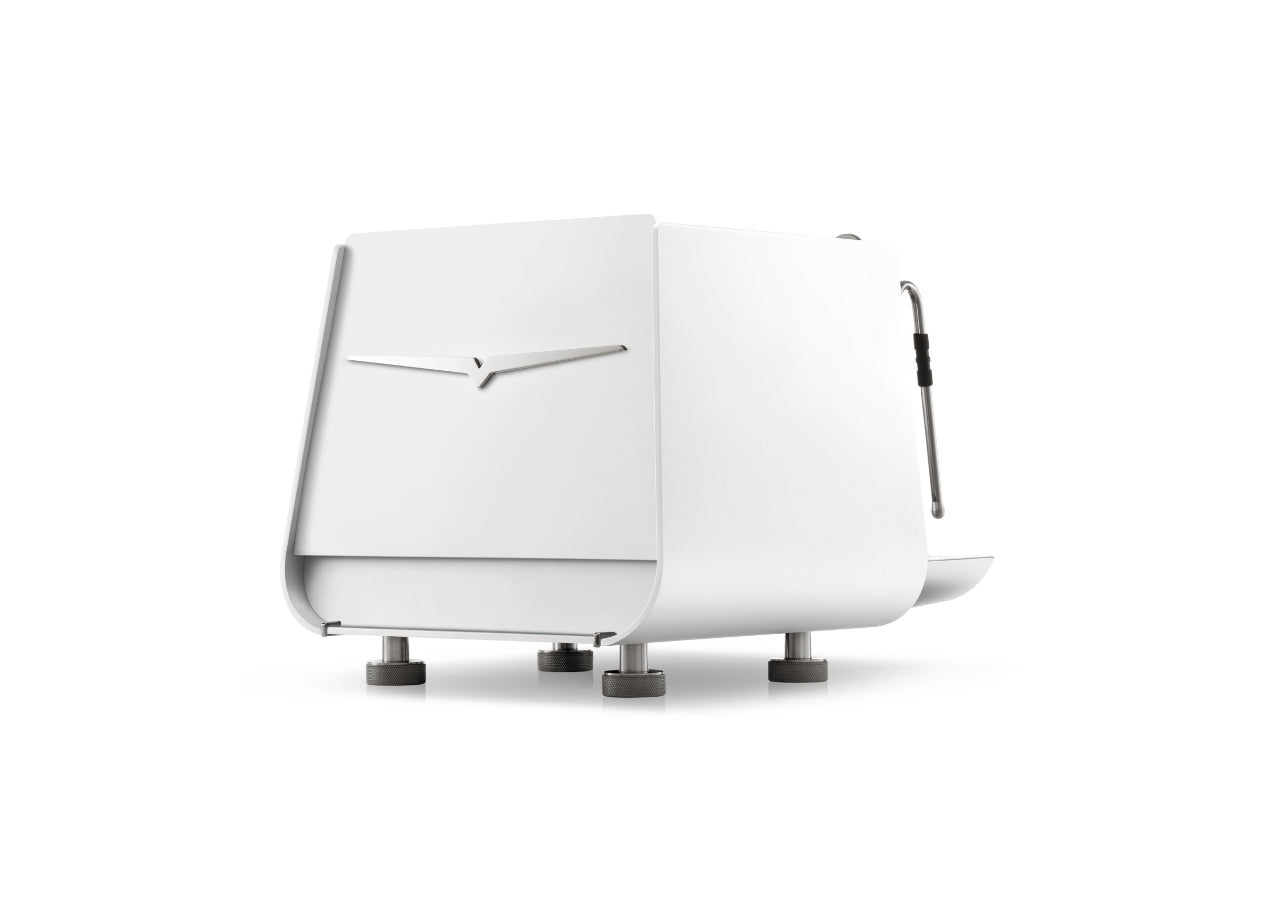 Victoria Arduino E1 Prima PRO: Rear three-quarter · White · 1 group