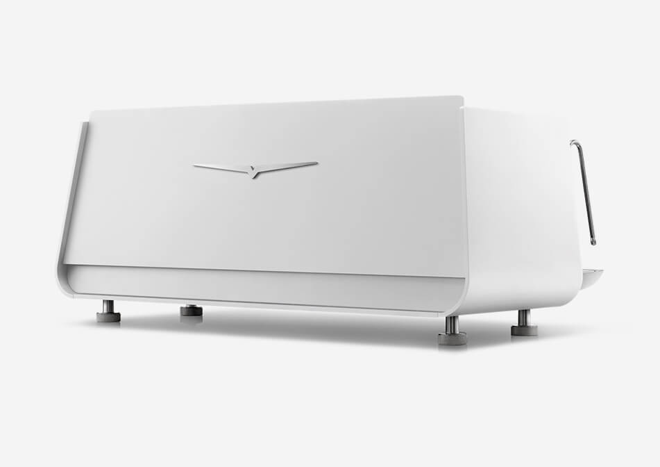 Victoria Arduino Eagle One: Rear three-quarter view · White