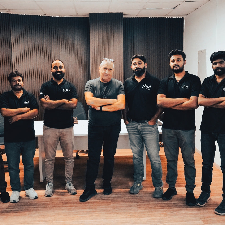 The Mood Espresso roasting and production team