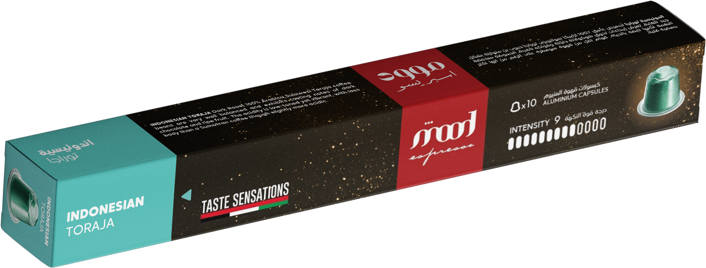 تورجا الإندونيسية - كبسولات ألومنيوم متوافقة مع نسبرسو، 10 كبسولات