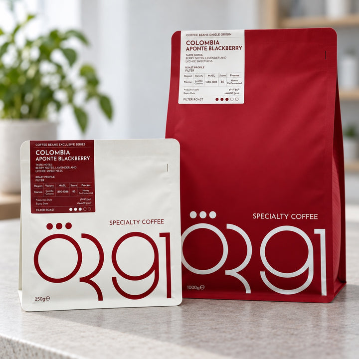 OR91 colombia aponte blackberry specialty coffee packaging