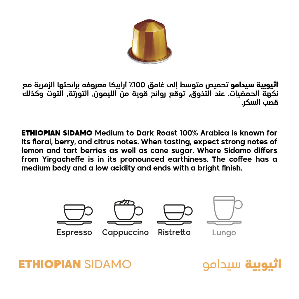 ethiopian sidamo aluminium capsules facts