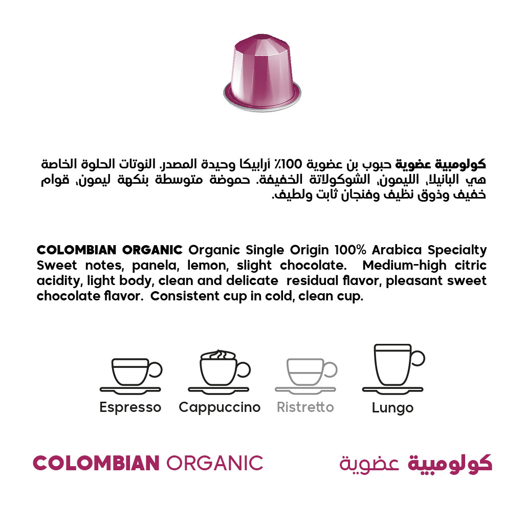 colombian organic aluminium capsules facts