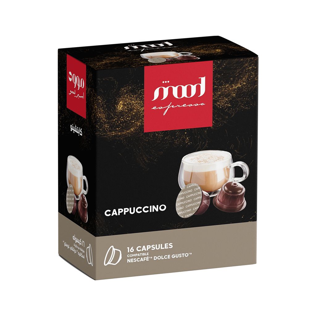 Mood espresso-Nescafe Dolce gusto compatible coffee capsules-Cappuccino-16 capsules 