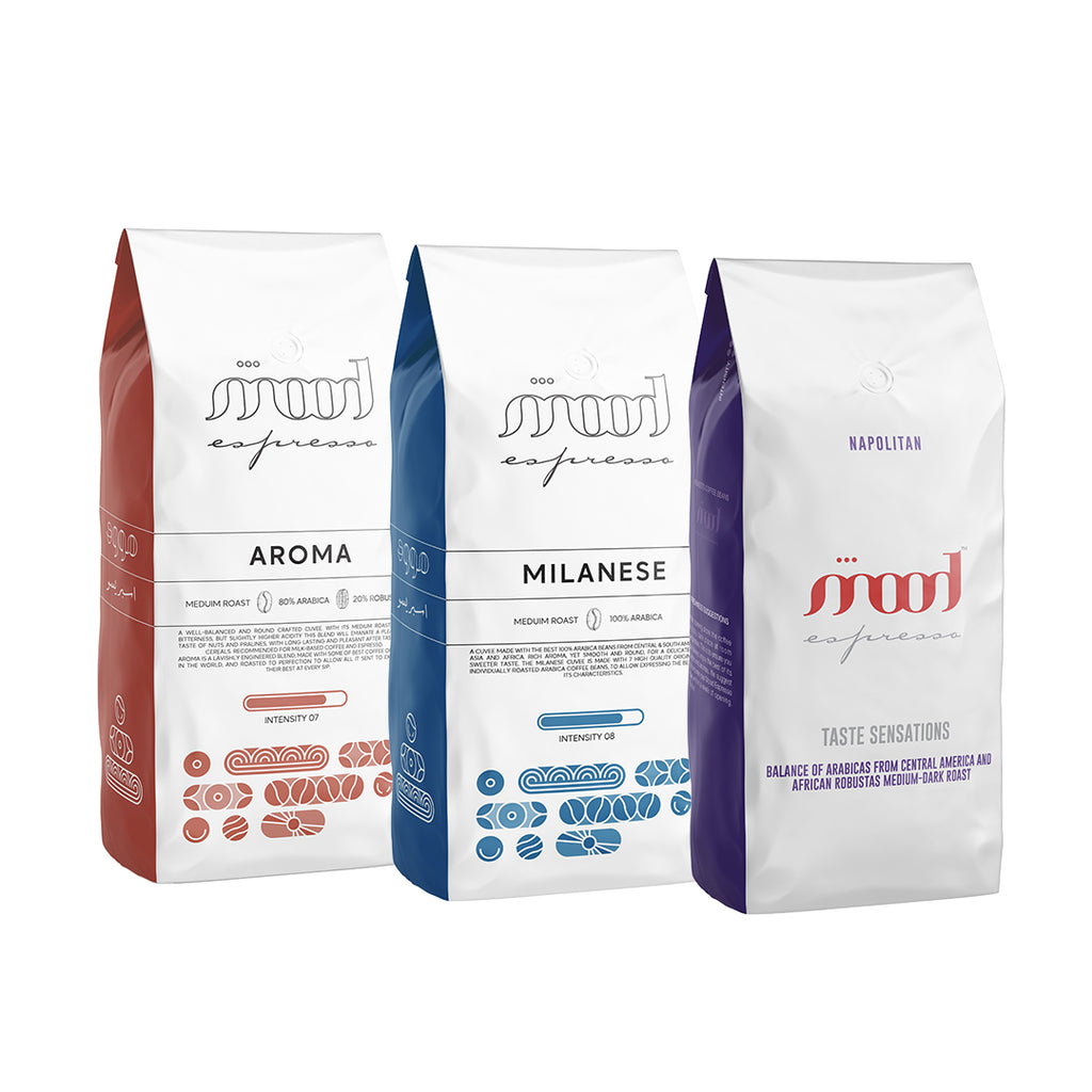 aroma milanese napolitan blends from mood espresso