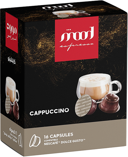 Mood espresso-Nescafe Dolce gusto compatible coffee capsules-Cappuccino-16 capsules 