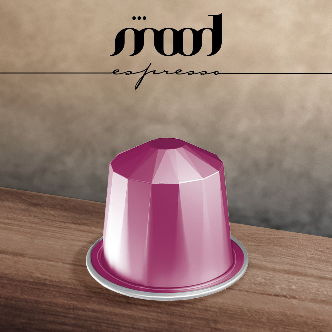 mood espresso aluminium capsule pink